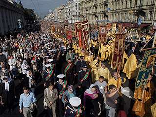 Православный «марш миллионов» прошёл в Петербурге